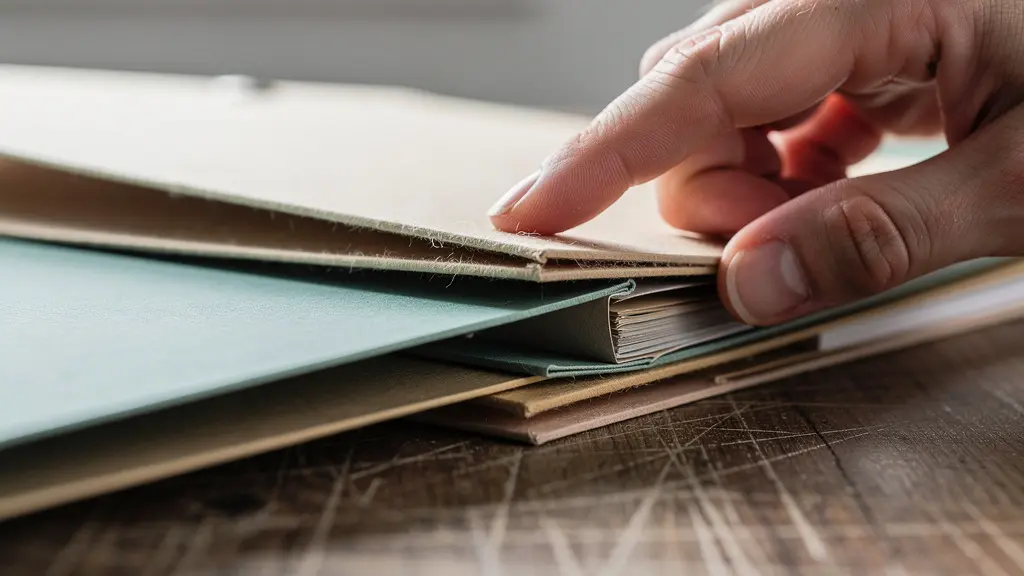 Agent immobilier examinant plusieurs dossiers de propriétés sur son bureau