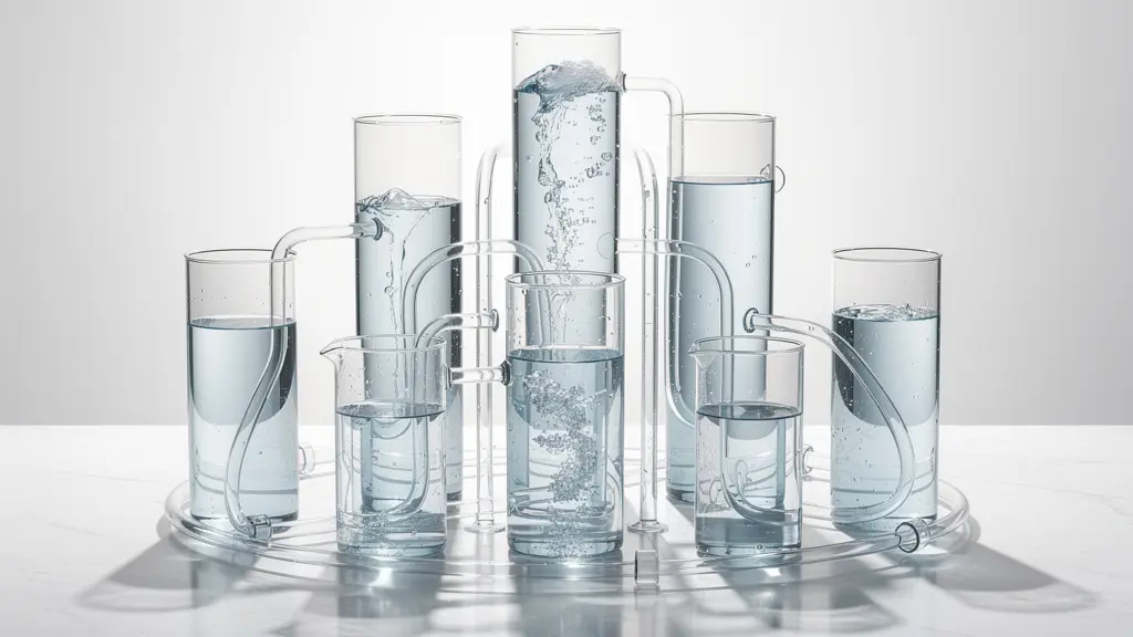 Schéma conceptuel de circulation de trésorerie entre sociétés avec éléments visuels abstraits